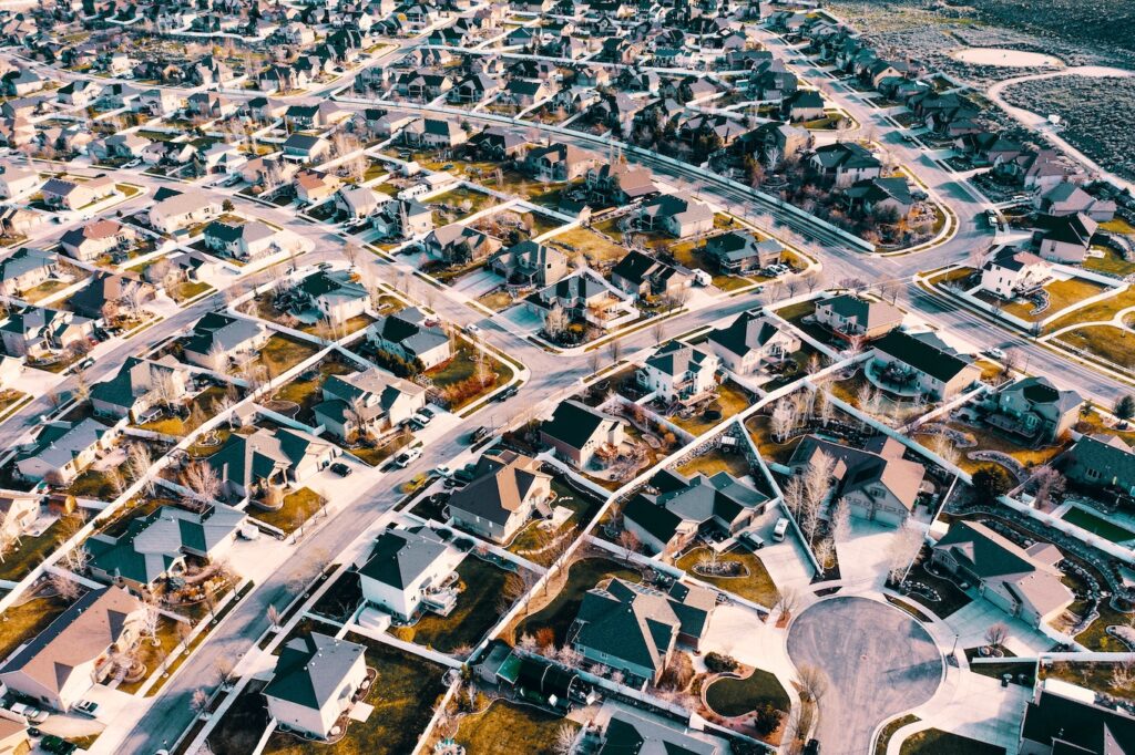 block of houses
